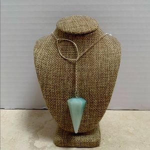 6 Pointed Amazonite Pendulum Necklace